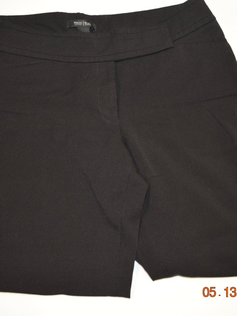 White House Black Market Women’s Size 10 Black Crop Capri Pants Classic Fit
